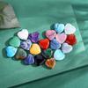 20Pcs Heart Gemstones Set Romantic Natural Desktop Love Stones Decoration Quartz Healing Stone Set Chakra