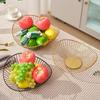 Creative Restaurant Decoration Household Light Luxury Living Room Coffee Table Snacks Candy Storage Basket