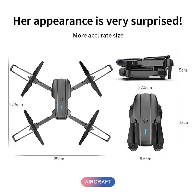 ZHENDUO HD двойная камера E99 Pro RC Мини Дрон 4K с Wi-Fi 1080P 720P Вертолет для аэрофотосъемки Складной квадрокоптер Дрон Игрушки