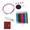 Circular Knitting Needles Set Interchangeable Crochet Needles Knitting Tool with Storage Case 3.5