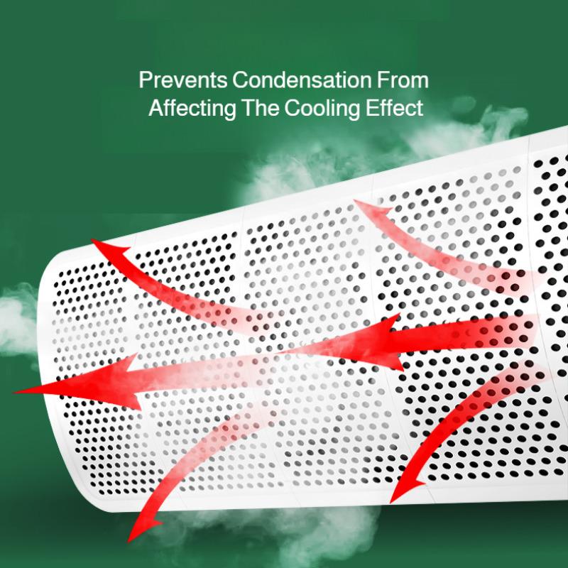 Air conditioner wind shield universal adjustment wall-mounted air outlet anti-direct blowing baffle wind guide cover free