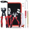 9-Piece Tile Nippers, Glass Tile Nippers, Glass Nibbling Pliers Set, Glass Lathe, Running Pliers, Tile Nippers, Mosaic Tile Cutting, Glass Cu