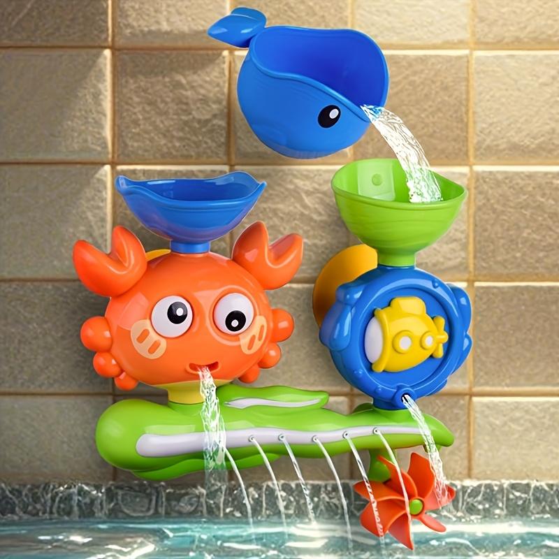 Нетоксичная детская игрушка для ванны, присоска на стену, дорожка, водные игры, детская ванная комната, обезьянка, гусеница, игрушка для ванны и душа, для детей, подарки на день рождения