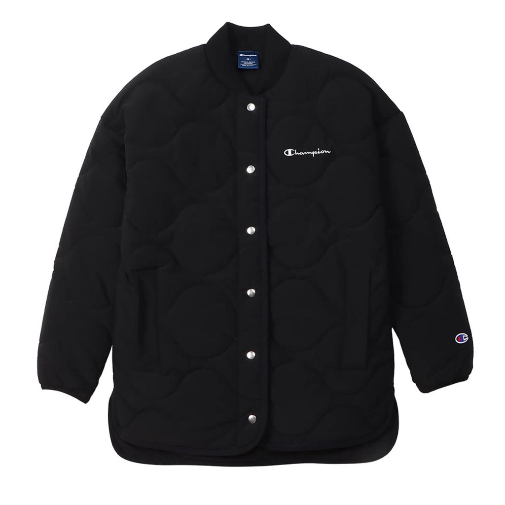 Champion Sports Size Long Script Logo Women's Jacket, CW-YS605, Black, L, Sleeve, Stretch, Warm, Water-Repellent, Windproof,