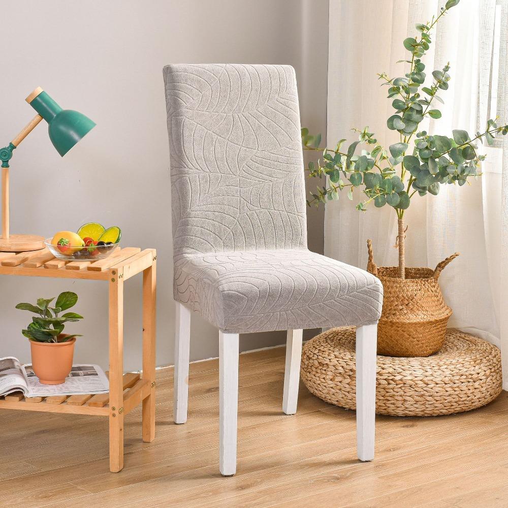 Вязаные водонепроницаемые жаккардовые чехлы на стулья эластичные чехлы на диван для отеля дома утолщенные однотонные