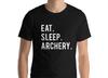 Archery T-Shirt: Eat Sleep Archery - Gift for Archers