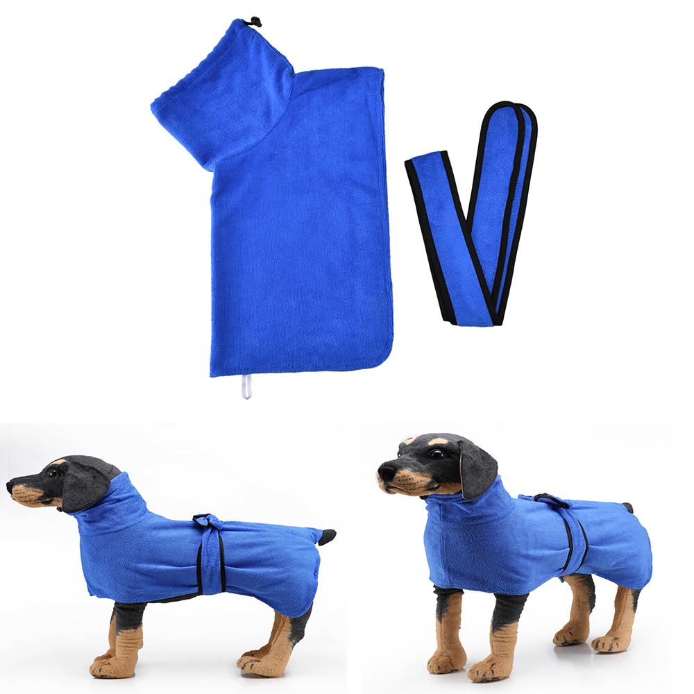 New Pet Dog Bath Towel for Small Medium Large Dog Bathrobe Cloth Microfiber Super Absorbent Pet Drying Towel Soft Dog Towel