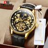 New Watch Hollow Waterproof Business Casual Watch Automatic Belt Mechanical Watch for Men