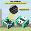 2PCS Linear Rail 0.78-66 Inch, Linear Bearings and Rails with 4PCS HSR20 Bearing Block, Linear Motion Slide Rails plus for DIY CNC Routers Lathes