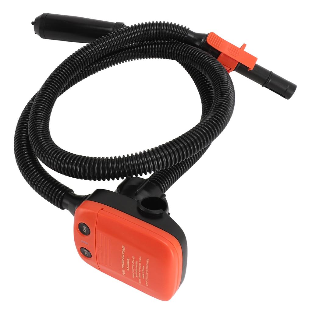 Fuel Transfer Pump Electric Oil Extraction Pump High Speed Siphon Battery Operated Canister Pump with 3 Size Adapters