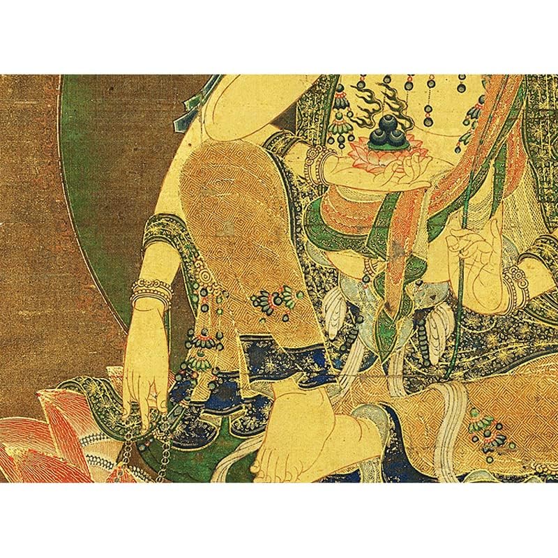 Buddhist Statue Hanging Scroll Hanging Scroll for Buddhist Memorial Buddhist Buddhist Japanese Room Decoration "Nyoirin Kannon" Altars, Services,