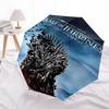 1pc Game of Thrones The Complete Series Automatic Folding Umbrella - Compact 8-Rib Design, Durable Plastic & Iron1260L
