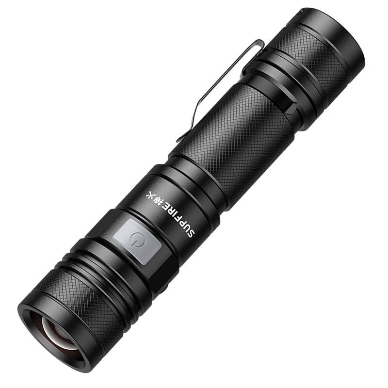 SupFire A2 P50 LED Rechargeable Zoom Flashlight