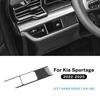 Реальная мягкая наклейка-молдинг из углеродного волокна LHD RHD для Kia Sportage 2024 2025 Рамка переключателя фар автомобиля Внутренние аксессуары