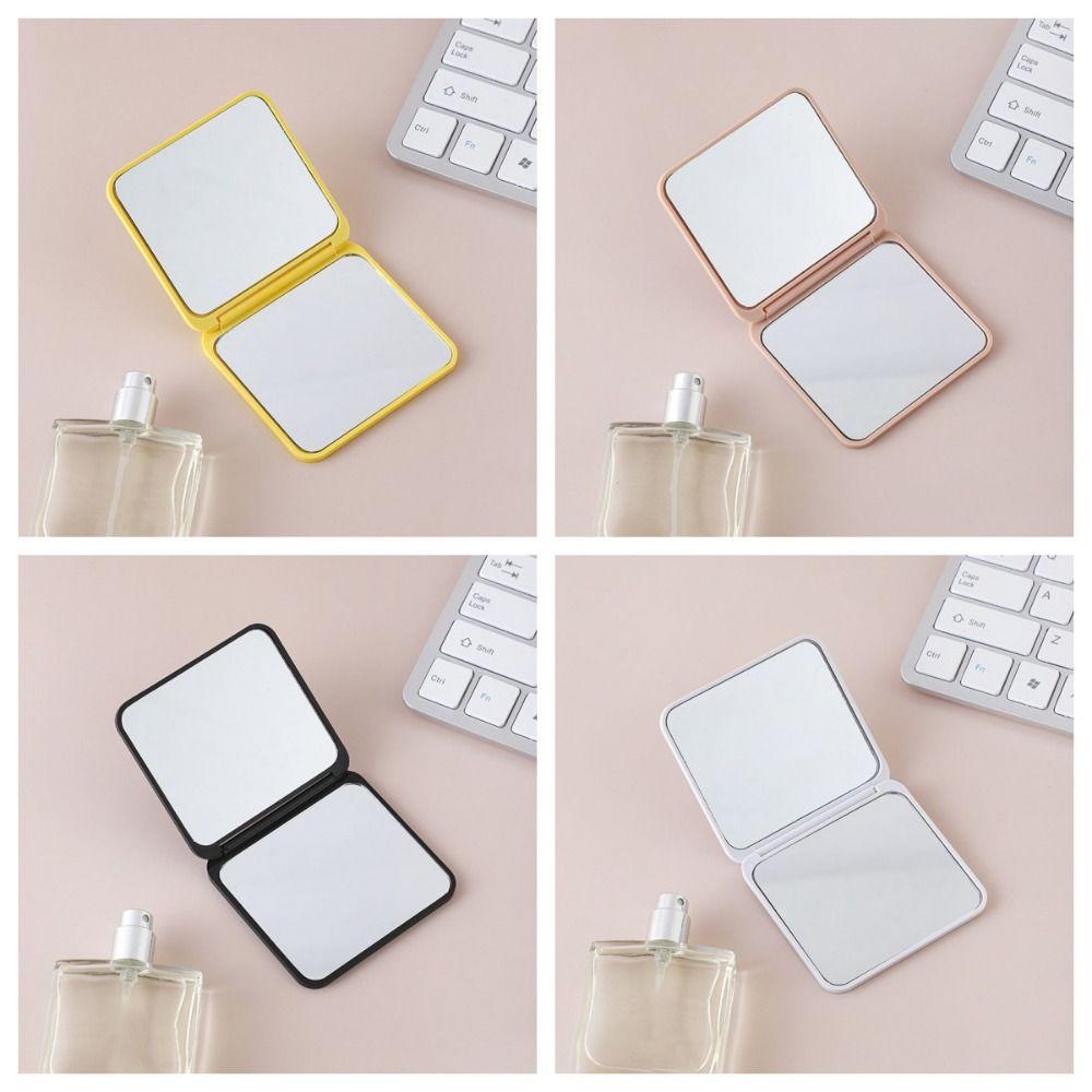 Compact Make-Up Mirror Mini Pocket Mirror Feel Comfortable Hand-Held Mirror  Women