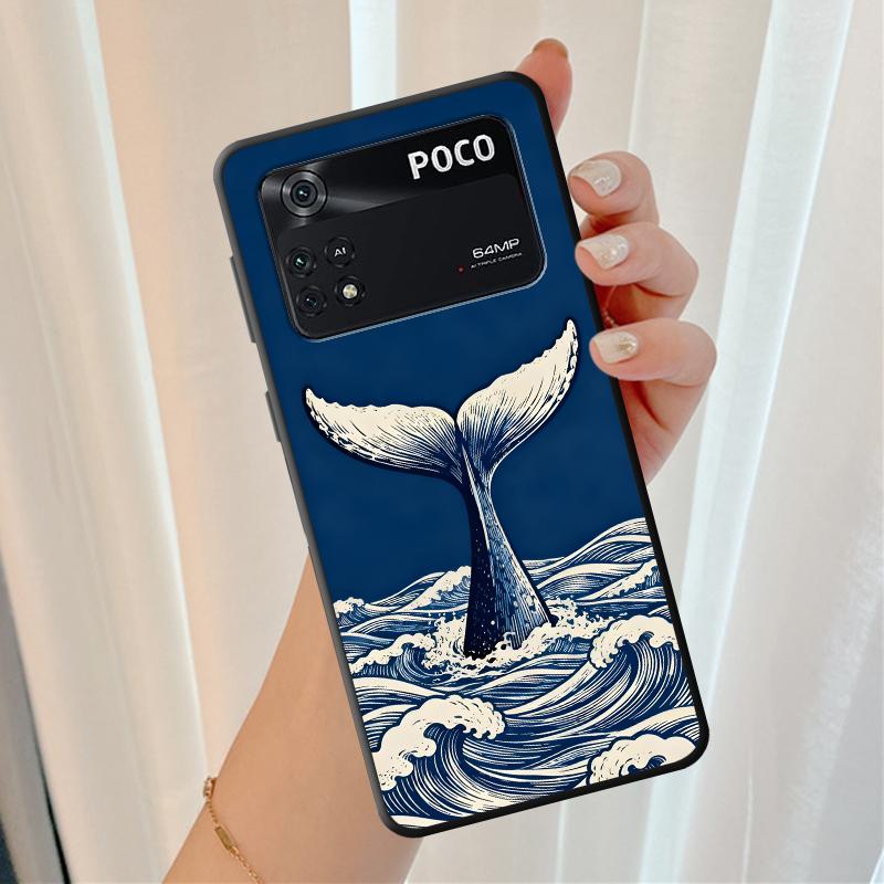 Креативный чехол для телефона с морскими организмами для Xiaomi Poco F8 F3 M3 M4 M7 Pro C50 F1 C75 M5 C71 X3 X4 X5 X7 Pro C61