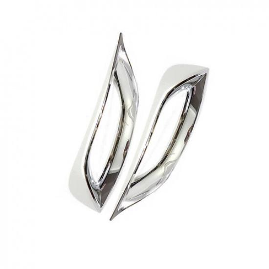 Для Hyundai Sonata 2011-2014 Хромированный стиль Накладка на рамку передней противотуманной фары Пара