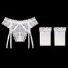 Комплект чулок с подвязками из кружева, сексуальная перспектива, ультратонкий, соблазнительный, горячий, цельный, трусики с подвязками, женский