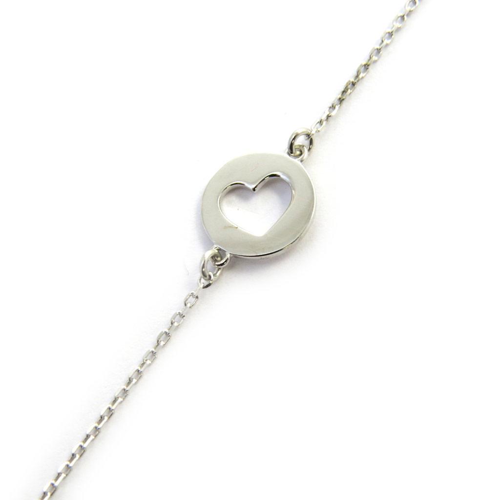 Les Trésors De Lily [N2833] - Серебряный браслет "Любовь" серебро (родиевое покрытие) - 10 мм