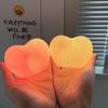 Креативная светодиодная 3D вывеска в форме сердца Романтическая ночная лампа для свадьбы, предложения руки и сердца, дня рождения, домашнего стола, декоративная подсветка, подарок