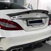 Для Mercedes CLS Class W218 C218 CLS63 AMG 2012-2017 Углепластиковый задний спойлер-крыло стиля R, накладка на крышку багажника, спойлер для стайлинга автомобиля