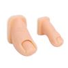 Nail Art Practice Toes Silicone Simulation Toe Nail Painting Carved Practice Toe Fingers for Nail Art Enthusiast and Professional Technician