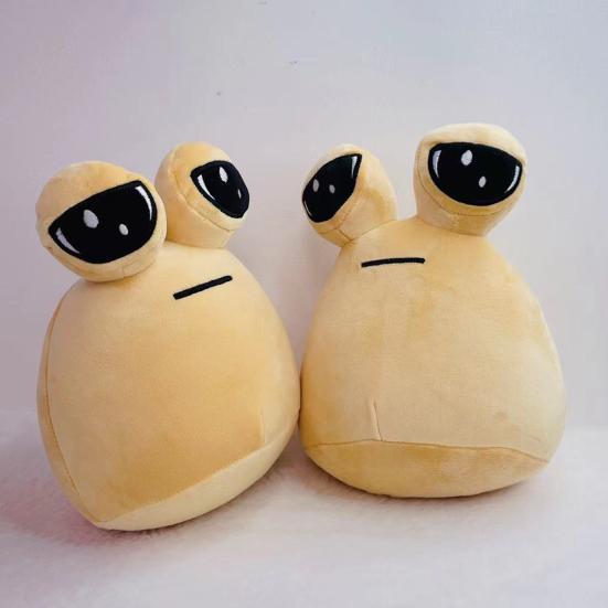 22 см большие глаза пришельцев плюшевый игровой персонаж вдохновленный мягкий полипропиленовый хлопок плюшевый пришелец улитка игрушка кукла украшение для дома игровой любитель подарок на день рождения