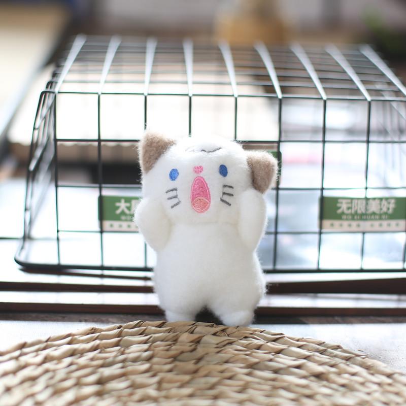 Mini Plush Keychain Super Soft Animal Bag Charm Cute Gift For Kids Teens