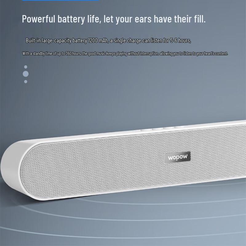 WOPOW AP06 Компактная беспроводная Bluetooth-колонка, штекер CN (адаптер в комплекте) (Китайская версия)