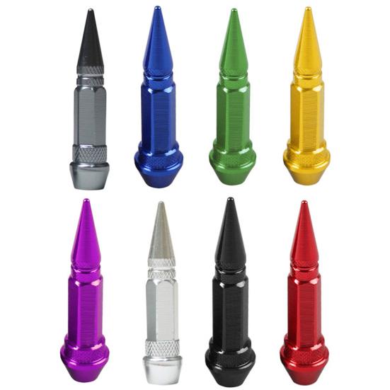 4Pcs 45/60mm Wear-resistant Tire Valve Stem Cover Dustproof Convenient Universal Motorcycle Hat