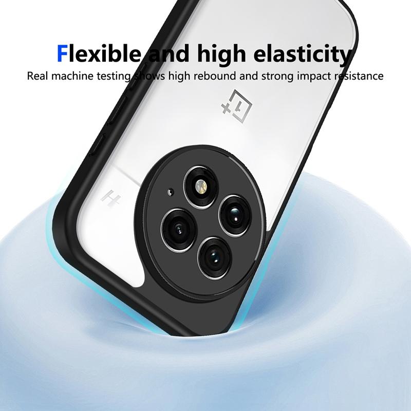 Transparent Silicone Case For OnePlus One Plus 13 13R 13T 13S 12R 11 11R 10R 9R 9RT 8T 7 7T PC Back TPU Bumper Shockproof Cover