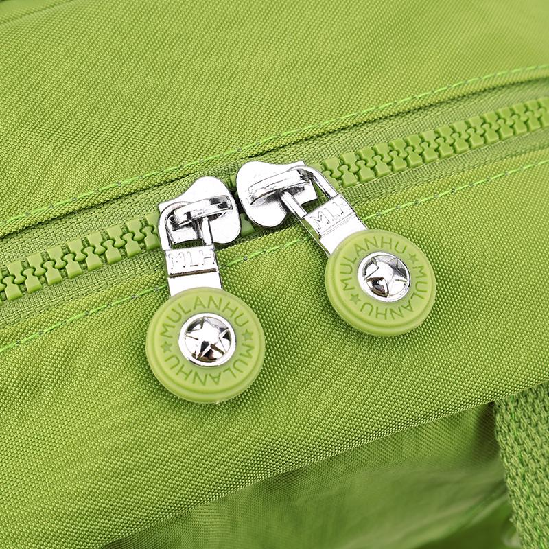 Однотонный женский рюкзак большой вместимости из нейлона