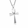 Hop Religious Egyptian Crucifix Stainless Steel Jesus Christs Jewelry Gift For Men Women Cross Necklace Choker Chain Pendants