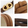 Genuine Twolayer Leather Belt For Women With Pin Buckle And Versatile Fashion Accessory