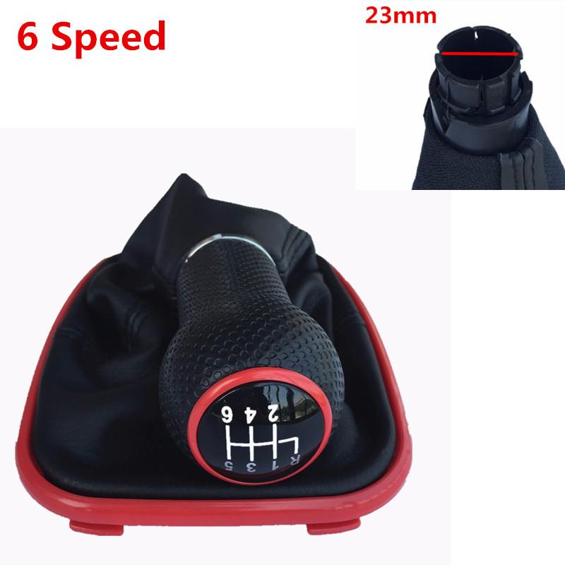 23 мм для Volkswagen VW 1999-2004 Golf 4 IV MK4 GTI R32 Bora Jetta 5/6 Скорость автомобиля Ручка переключения передач Рычаг Ручка Gaitor Чехол для багажника