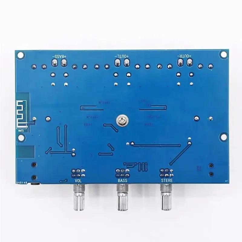 2*50 Вт + 100 Вт Bluetooth 5,0 двойной TPA3116D2 Плата усилителя мощности сабвуфера 2,1 канала TPA3116 Аудио Стерео эквалайзер AUX Amp