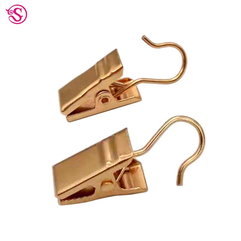 10 шт./компл. прочные и долговечные крючки для штор на окна, аксессуары для окон, прочный железный крючок для штор