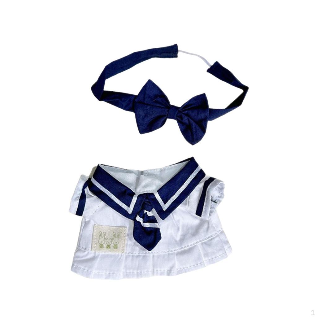 Doll Uniform Suit Accessory Lovely Costume Handmade Daily Wear Cute Clothing Outfit for 20cm