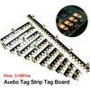 1Pcs G10 FR4 Bakelite Audio Tag Strip Board 3-16Pins HiFi DIY Solder Strip  Wiring Solder Board