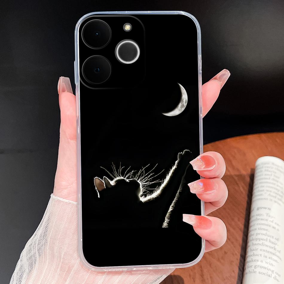 Для Oppo Realme Note 70 70T 80 4G Чехол Синий Океан Для Realme Note70 T 80 Мягкий Прозрачный Силикон Противоударный Легкий Задние Крышки
