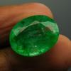 Natural Green Emerald Loose Gemstone 10 ct Colombian Oval Cut for Jewelry Making and Gem Collections
