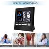 LED Digital Multi-Function Thermometer Hygrometer Weather Station Clock Alarm Calendar Home Room Voice Control Health Monitoring