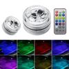 Car Interior Ambient Light Wireless LED Lights Remote Control Adhesive Atmosphere Light Universal Automotive Roof Light