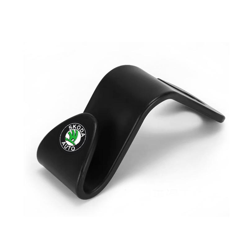 2/4Pcs Car Seat Hook Multifunctional Storage Hanger Car Styling for Skoda Octavia Enyaq Rapid Karoq Derivati Fabia Kodiaq Kamiq Superb Yeti