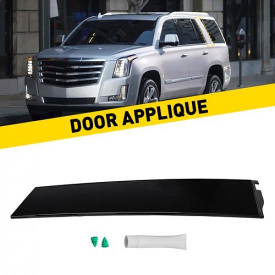 LH Door Applique B Pillar Trim For 2015-2018 Chevy Tahoe GMC Yukon Rearward