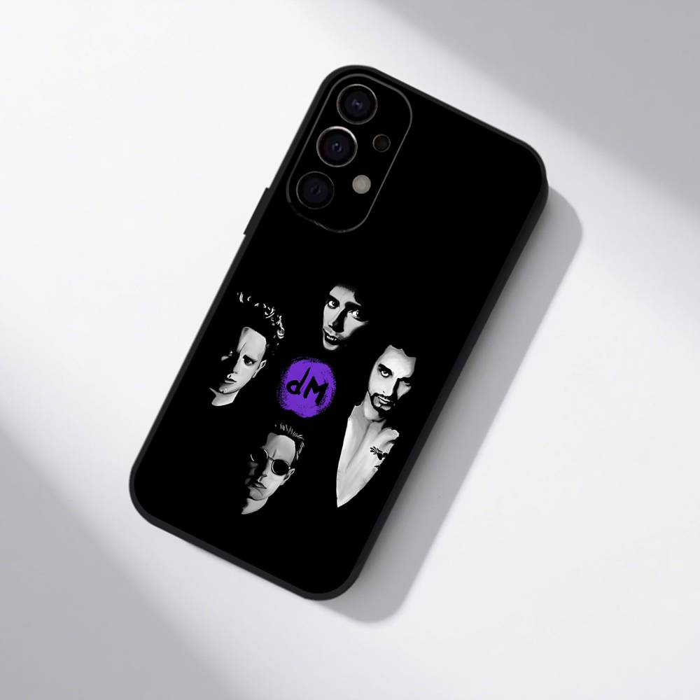 Чехол для телефона Band D-Depeche ModeS Ударопрочный для Samsung S25,S24,S21,S22,S23,S30,Ultra,S20,Plus,Fe,Lite,5G Черный