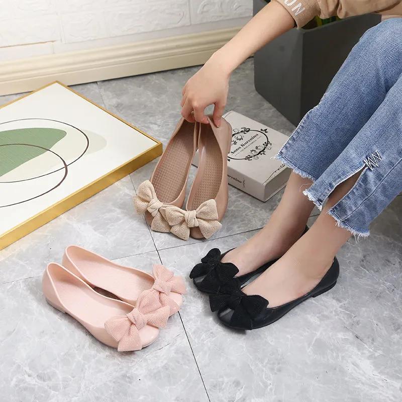 Sapatos femininas женские милые сладкие бабочки черные нескользящие отель работа и кухня водонепроницаемые туфли на плоской подошве zapatos de mujer ba115