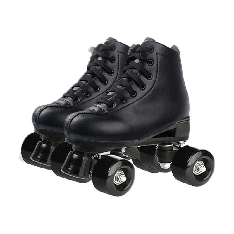 Skates Adult Double Row Roller Skates Adult Four Roller Skates Children Full Set of Beginner Men and Women Roller Skates