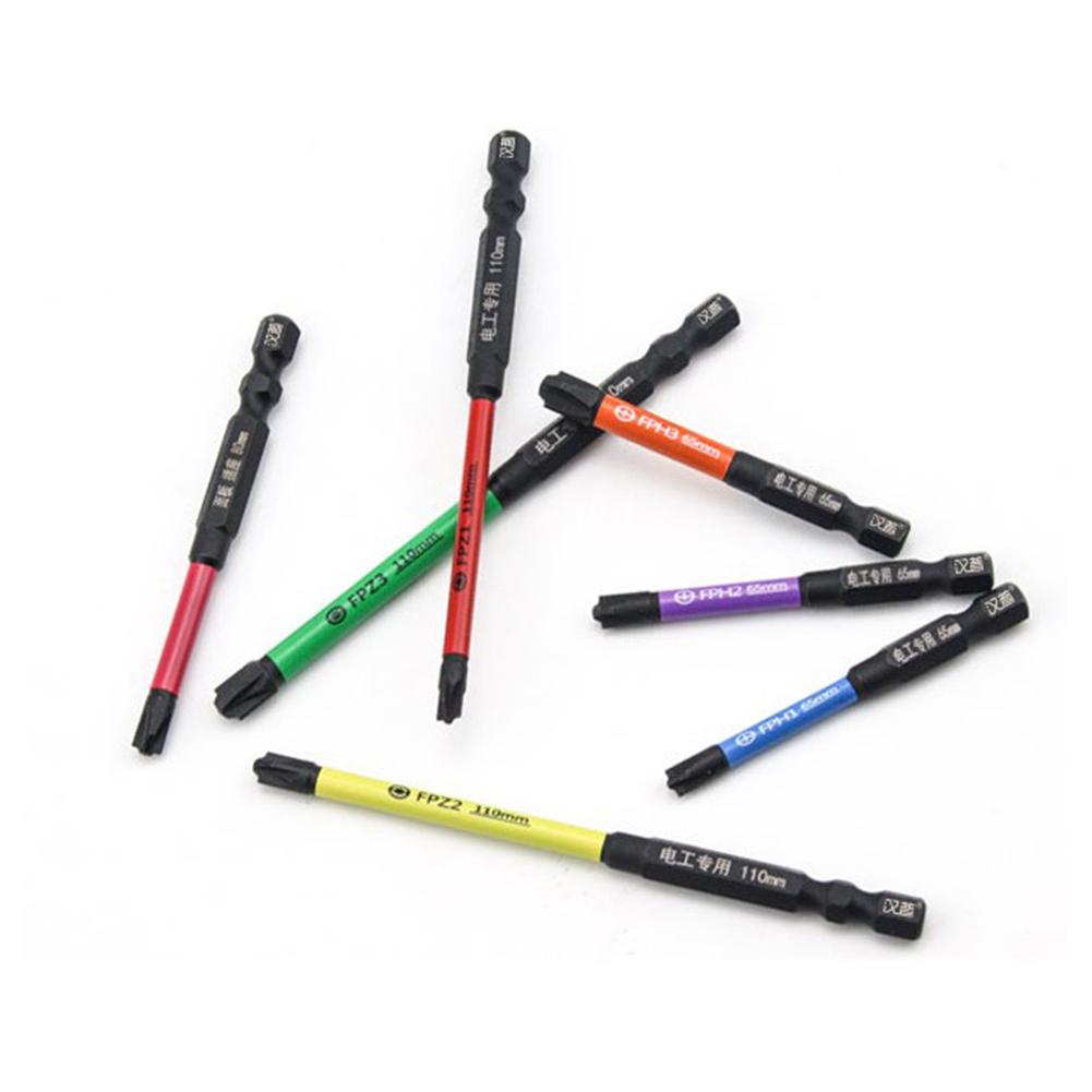 Биты для отверток FPZ2 Зеленый Красный Специальный крест 110 мм