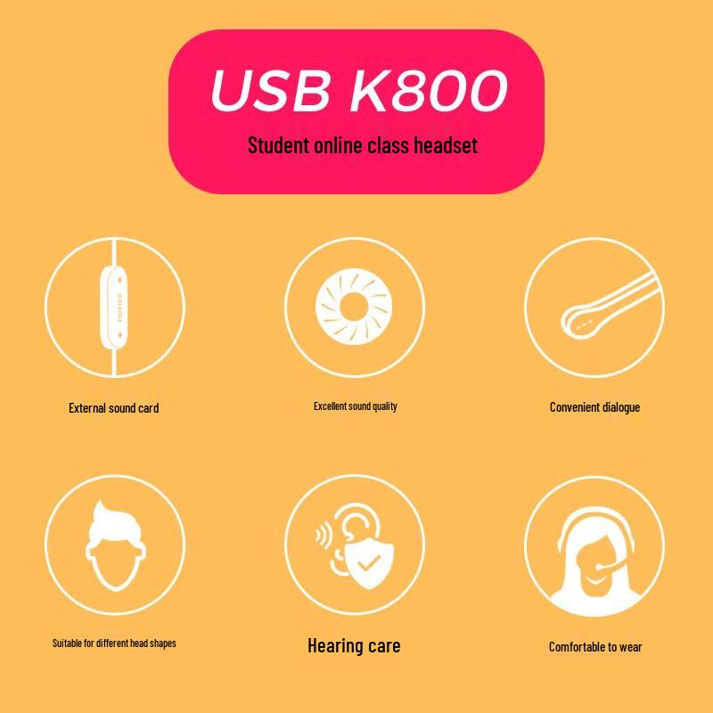 EDIFIER USB K800 Wired Headset